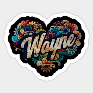 Wayne nickname Sticker